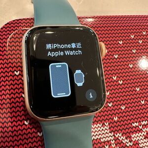 Apple Smartwatch with Teal Band
